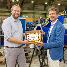 DERDE SLAROOMTAART VOOR BOSMAN WATERMANAGEMENT IN PIERSHIL