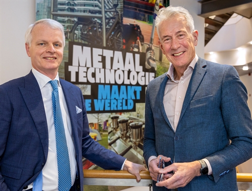Regiosecretarissen Toine Straatman en Urbi van der Velden nemen afscheid van Metaalunie