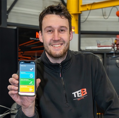 TBB GILZE ONTWIKKELDE EN BOUWDE ZELF EEN APP